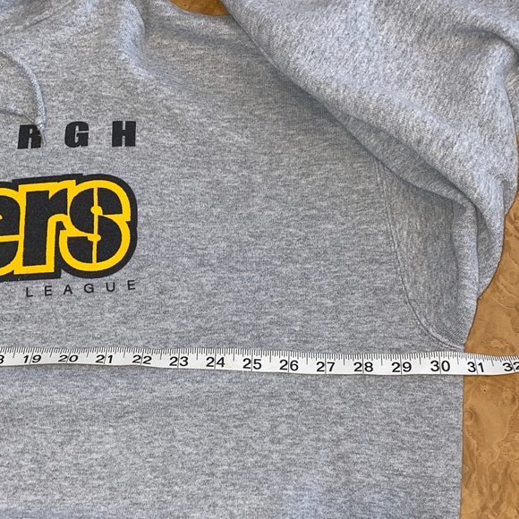 2/$50 Vintage 2008 NFL Team Apparel Pittsburgh Steelers Gray Hoodie Size 2XL - Picture 4 of 7